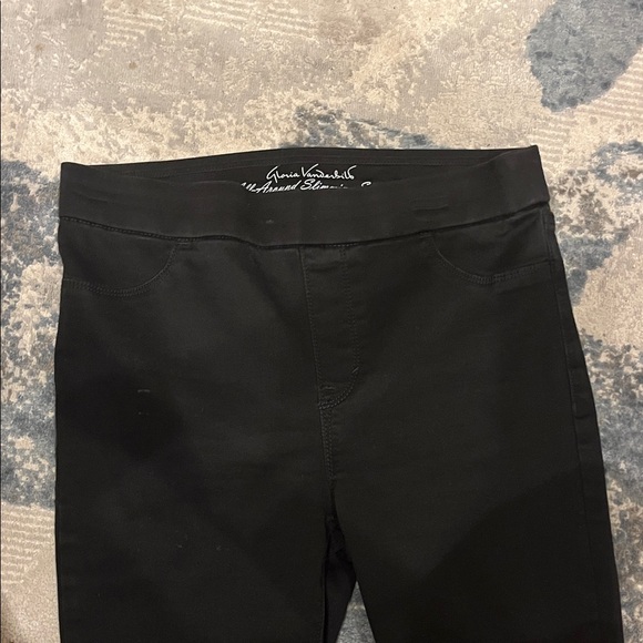 Gloria Vanderbilt Black Jeggings - Picture 2 of 5